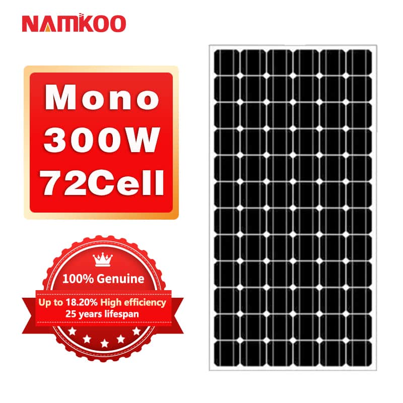 300W Solar Mono Panel Kit Solar Panel High Efficient Monocrystalline Solar Panel