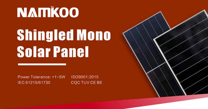 Shingled mono Solar Panel