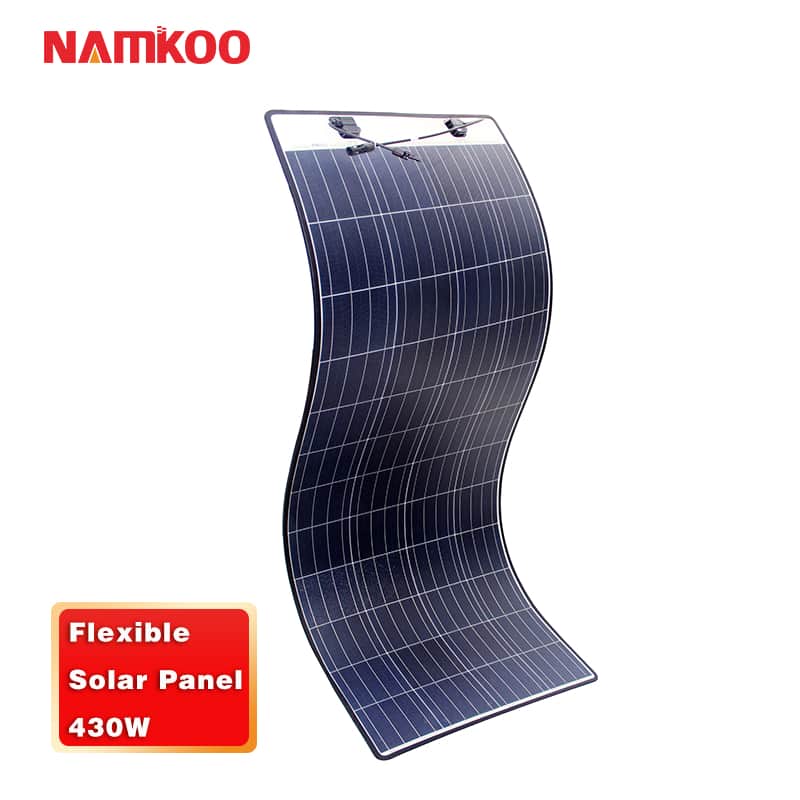 Flexible Solar Panel Kit With Monocrystalline Panel Waterproof Solar Cell