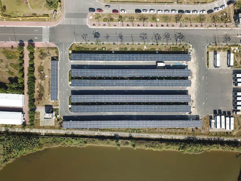 outdoor solar carport