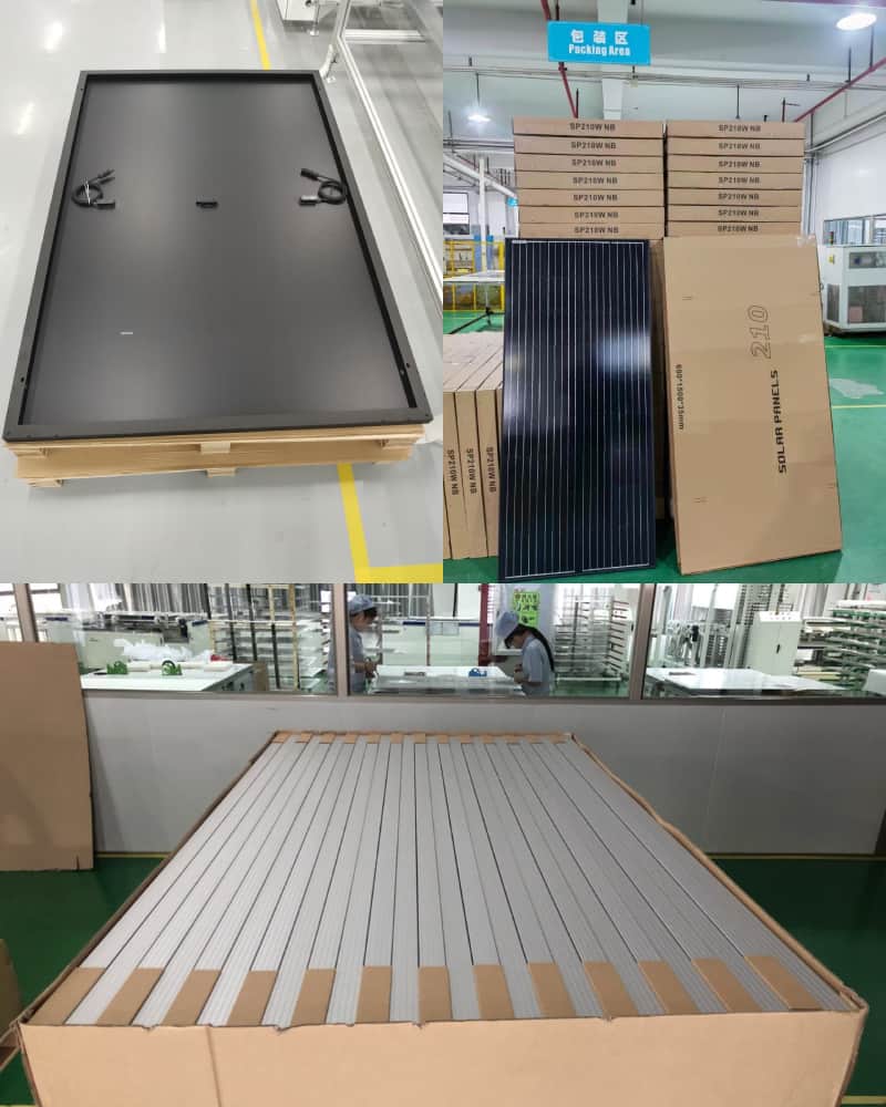 bifacial solar panel packing