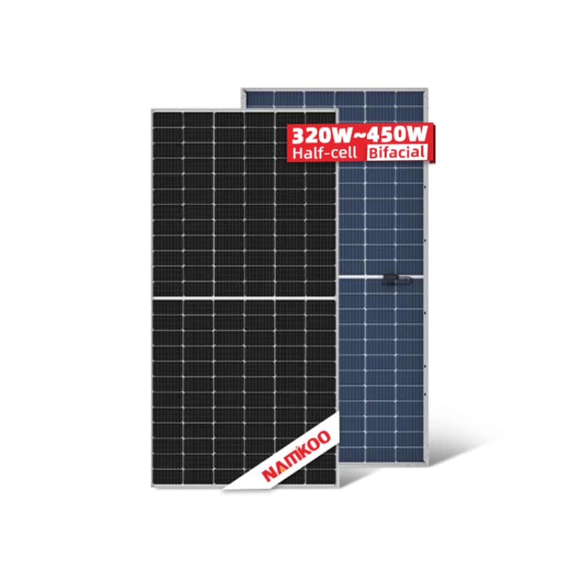 New goods bifacial 320w 450w trina solar panel bifacial dual glass for solar panel system