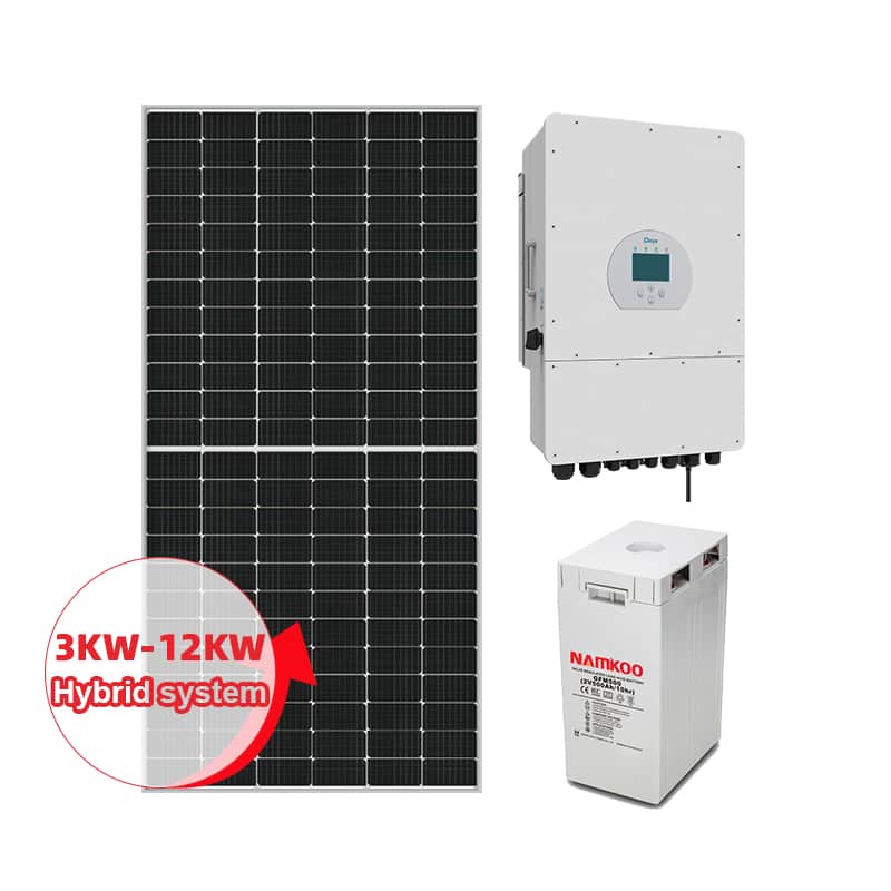 House Hybrid Solar System 10KW Off Grid Solar Power System