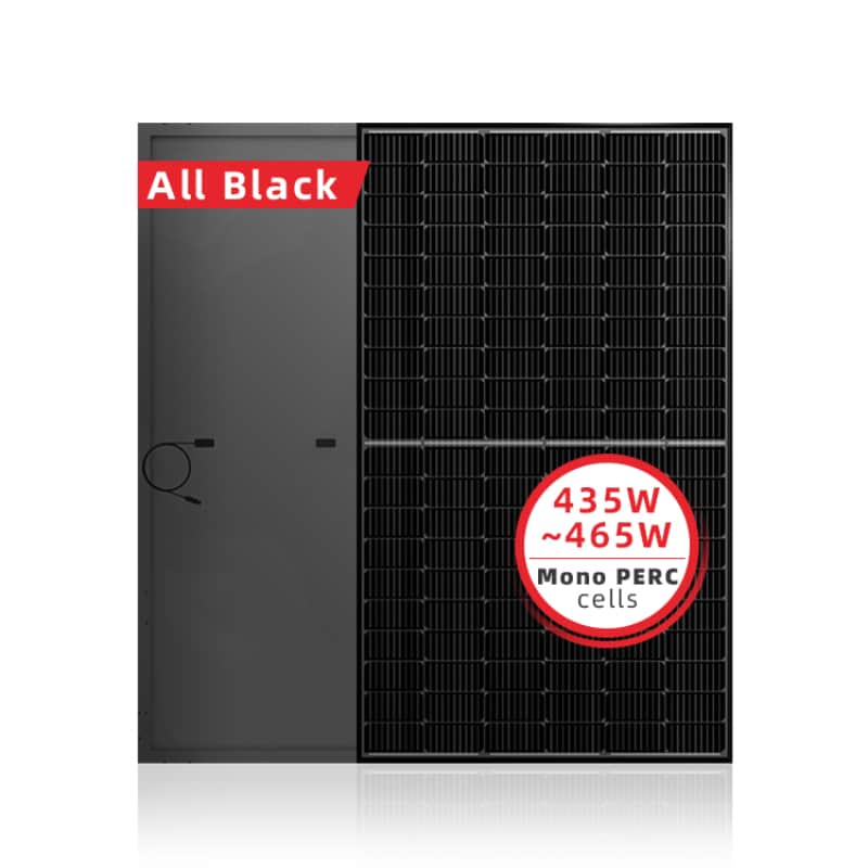 All Black 435W 465W Solar Panel Monocrystalline Mono