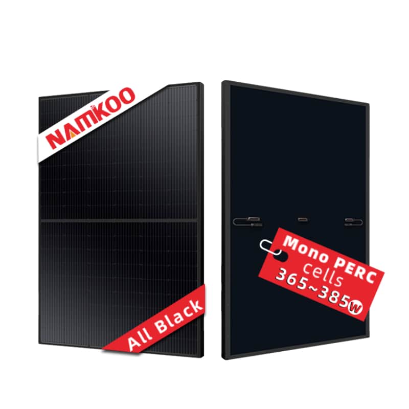 Hot Selling All Black Solar Panels 365W 370W 380W 385W EU Full Black
