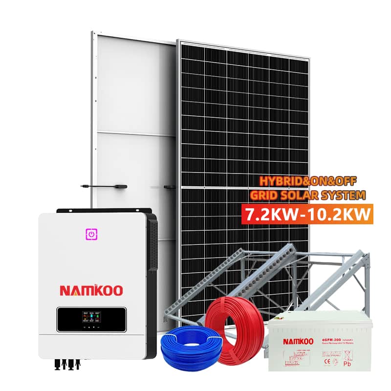 Off Grid Solar Energy Power System for Commercial Residential Home Use 8KW 10KW