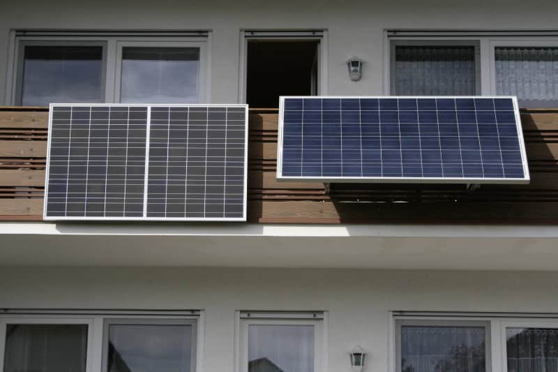 Balcony Panel Solar On-grid System Germany Balcony Garden Solar System Kit