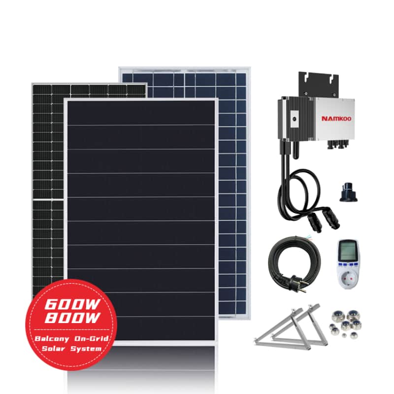 balkonkraftwerk 600watt Germany Solar Panel with micro inverter