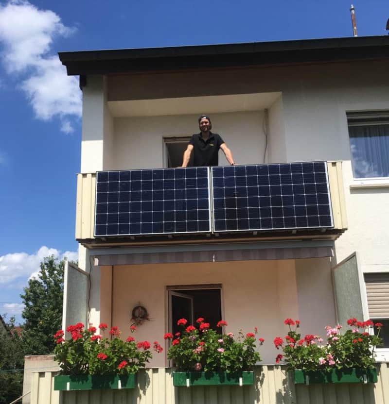 Balkonkraftwerk 600w micro solar inverters 600w balcony solar system on grid solar system