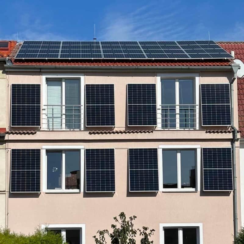 Factory sell 10 kW on grid solar power system with Growatt inverter