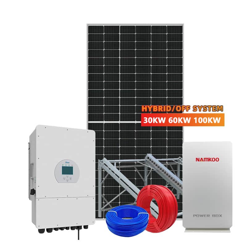 Hot Sell solar system 30kw complete 100kw solar power system 1mw hybrid/off grid solar energy system