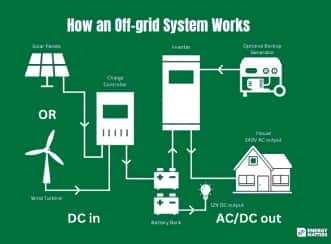 How does the off grid system working ?