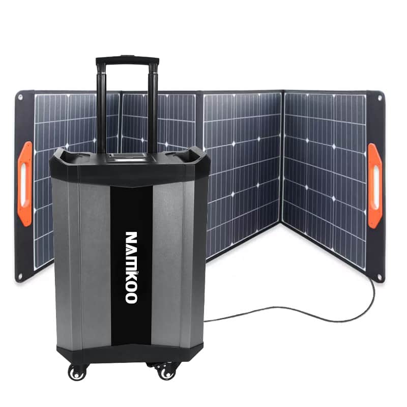 Home Outdoor Camping Power Bank Pack 2000w Rechargeable Solar Generator Portable Power Station