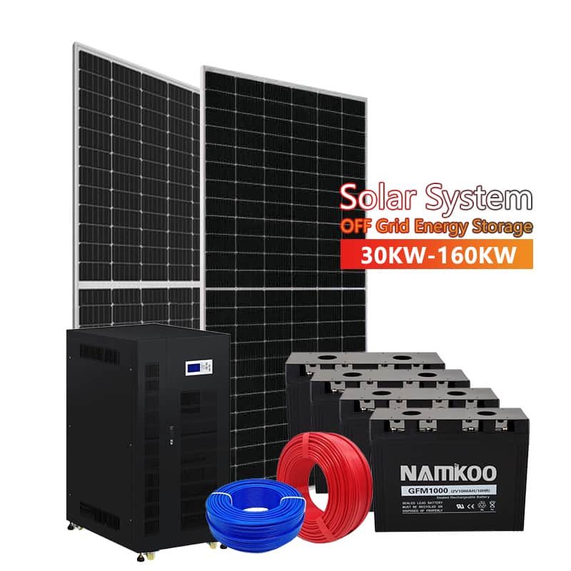 100Kw 3 Phase High Quality 50Kw Complete 30Kw Hybrid Solar System With Lithium Battery