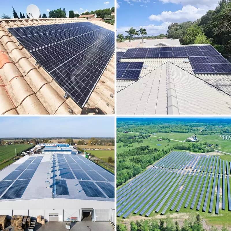 Bifacial Solar Panel 350W 450W Mono Half Cell Photovoltaic Panels PV Module Price