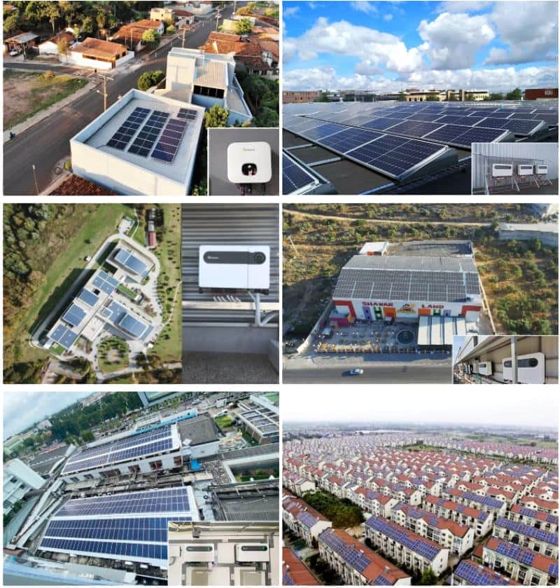 Growatt On Grid Commercial Solar Panel System 50KW 80KW 100KW 110KW 120KW Solar Power System