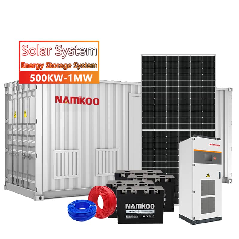 Complete Solar Energy System Storage 500KW 1MW Off-grid On Grid Hybrid Solar Power Systems