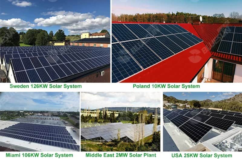 Commercial Solar 20kw 30kw 50kw Solar Energy Hybrid System With Lithium Battery