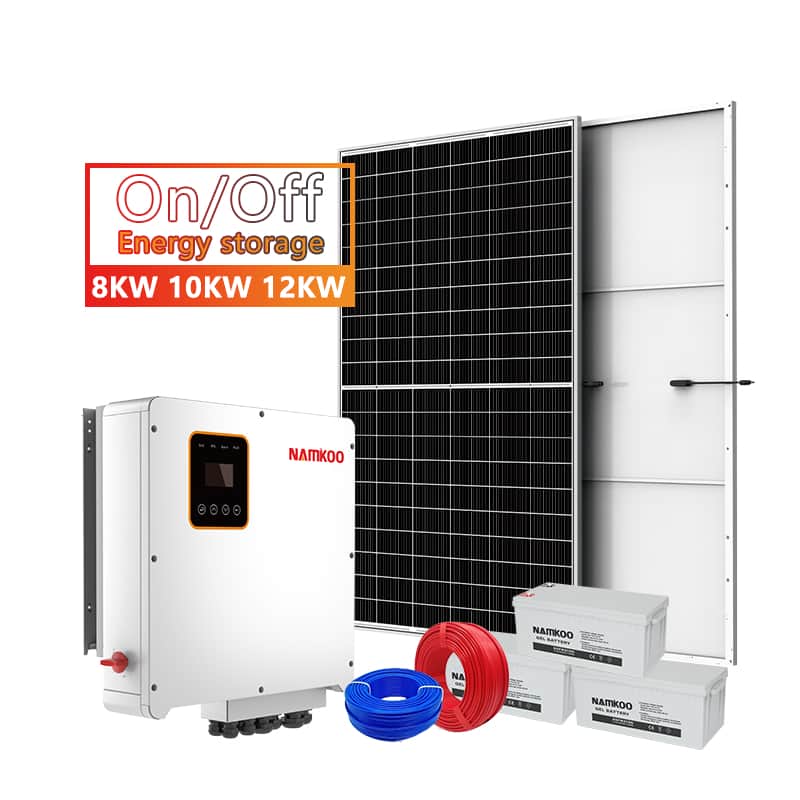10KW House Complete Solar Panel System Kit 10KW 20kw 30kw 50KW Hybrid Solar Power System For home Use
