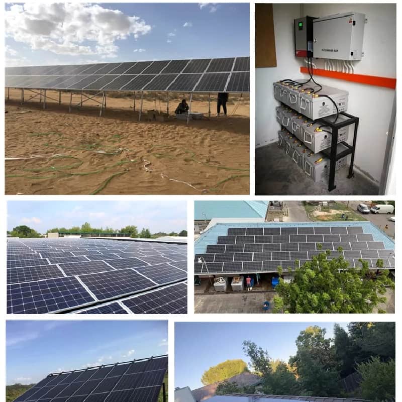 50 KW Solar System Power Plant 3 Phase Solar Panel System On Grid House Price