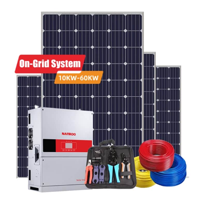 Complete Kit 20kw Solar Panel On Grid Solar System 30kw For Commercial