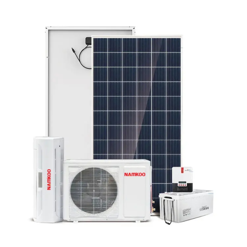 PV Direct Solar Powered Air Conditioner ACDC Hybrid Renewable Energy Air Conditioning
