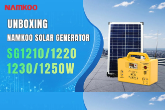 UNBOXING Solar Generator SG1250W | Panel and Bulbs Included | Namkoo Solar Home System 私享