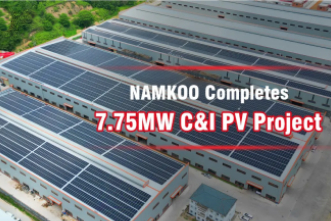 7.75MW Commercial Solar PV Plant | How does it works? | Namkoo Case