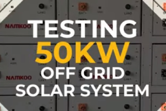 Marshall Islands 50kW Off-grid System Test | Namkoo Solar