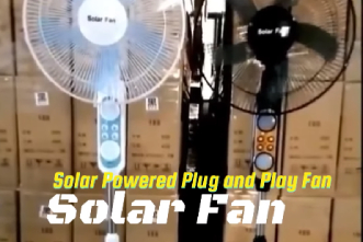 Solar Fan - Solar Powered Plug and Play Fan - How Solar Fan Works