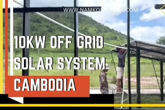 10kW Off Grid Solar System in Cambodia | Namkoo Solution