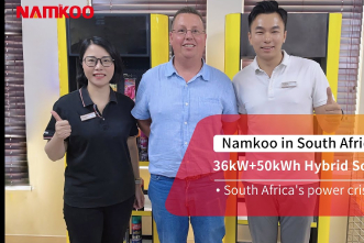 Namkoo in South Africa! Hybrid Grid Solar System Helps Plant Run Smoothly