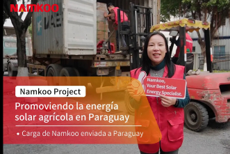 Envío de energía solar 20GP a Paraguay | Namkoo Solar