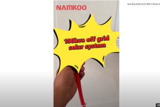 100kva Off Grid Solar System in Qatar | Namkoo Solar