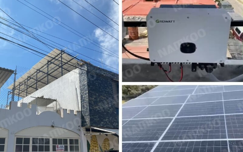Namkoo 20kW On Grid Solar System In Mexico