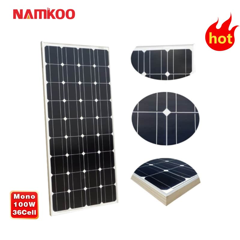 New Upgraded High Efficiency 100 Watt Monocrystalline Solar Panel