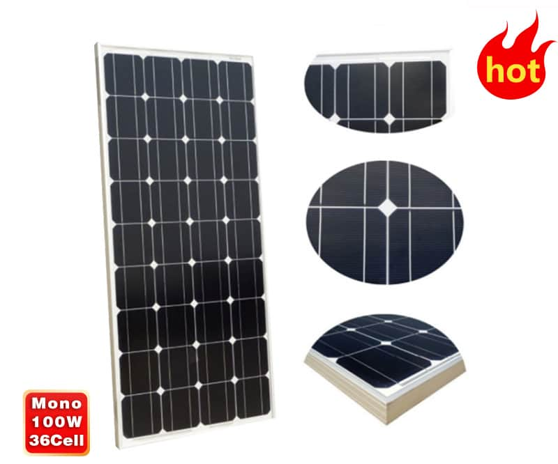 100W Solar Panel Details