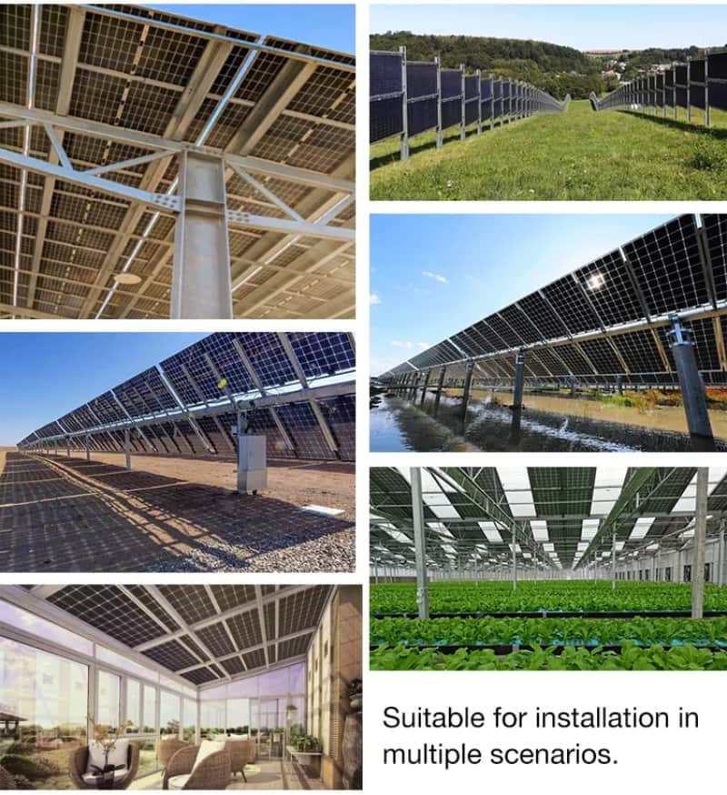 bifacial solar panel