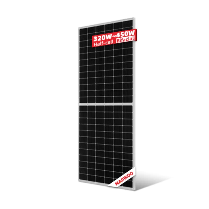 New goods bifacial 320w 450w trina solar panel bifacial dual glass for solar panel system