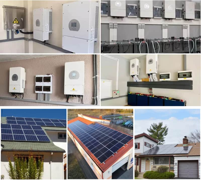Complete design hybrid home solar power system 5kw 10kw 20kw