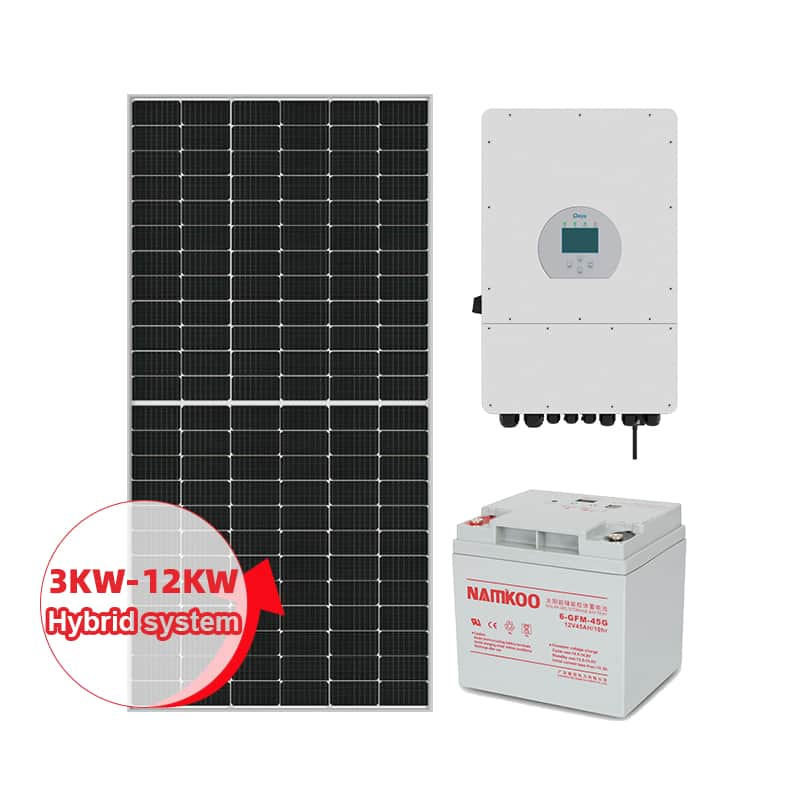 House Hybrid Solar System 10KW Off Grid Solar Power System