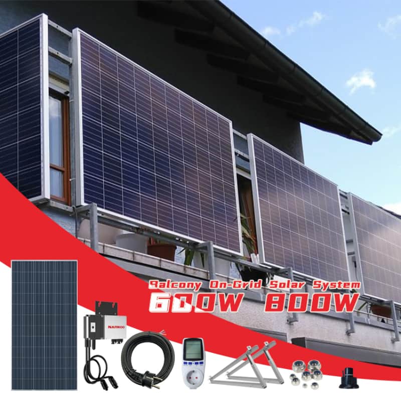 Centrale électrique de balcon 800W avec 2 kWh de stockage - CLIP'N