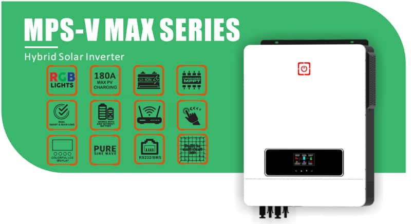 10.2kw hybrid solar inverter