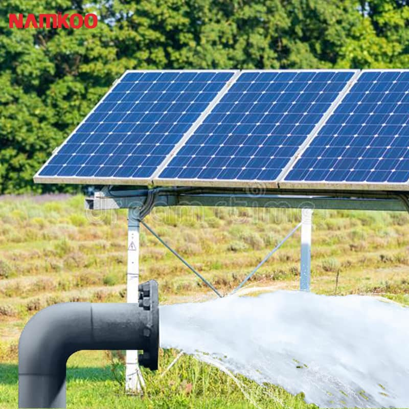 solar deep well water pump