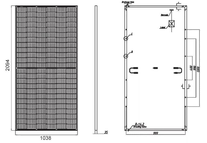 all black solar panel