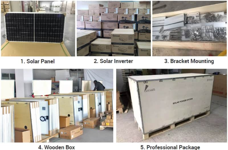 solar panel packing