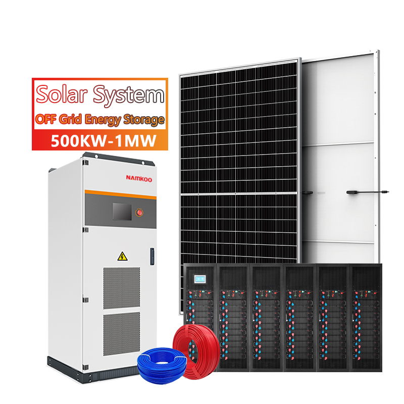 ESS 500KW 1000KW 1MW 100 MW Solar Energy Storage Battery Container System Industrial Solar Power Plant