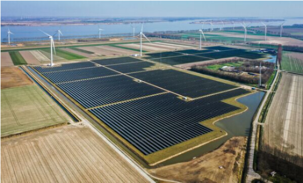 Solar power capacity in the Netherlands