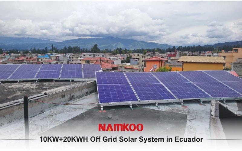 Namkoo Delivers Off-Grid Home Energy Storage Project in Ecuador.