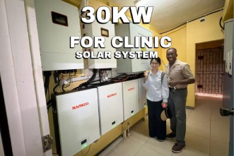 30kW On Grid Hybrid Solar System for Clinic